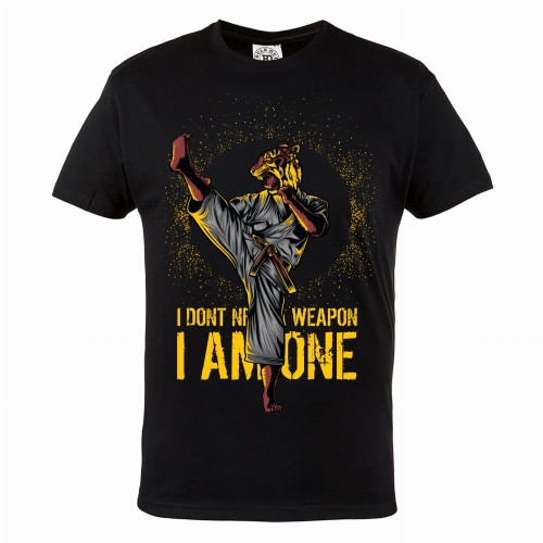 KOSZULKA MĘSKA WALKA FIGHT I DON'T NEED WEAPON I AM ONE 1