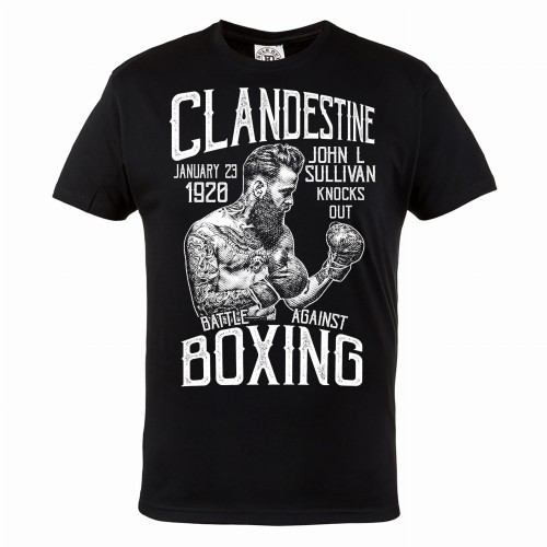KOSZULKA MĘSKA WALKA FIGHT BOKS CLANDESTINE BATTLE AGAINST BOXING