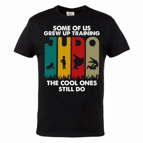 KOSZULKA MĘSKA WALKA FIGHT DLA ZAWODNIKA JUDO SOME F US GREW UP TRAINING JUDO, THE COOL ONES STILL DO 1
