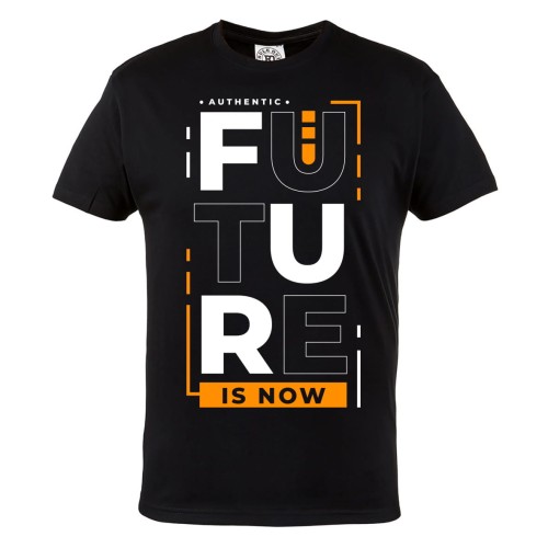 KOSZULKA MĘSKA MOTYWACJA FUTURE IS NOW URBAN STYLE BE POSITIVE 1