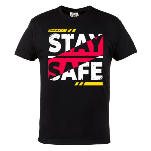 KOSZULKA MĘSKA MOTYWACJA STAY SAFE URBAN STYLE BE POSITIVE 1