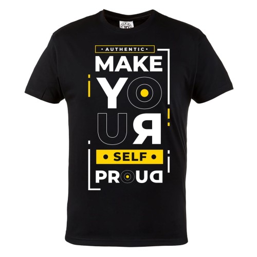 KOSZULKA MĘSKA MOTYWACJA MAKE YOURSELF PROUD URBAN STYLE BE POSITIVE 1