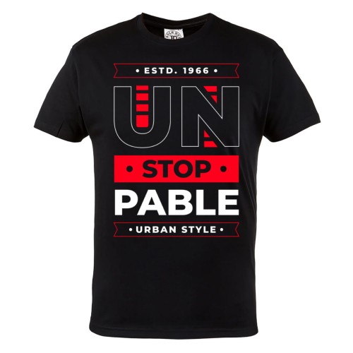 KOSZULKA MĘSKA MOTYWACJA UNSTOPPABLE URBAN STYLE BE POSITIVE 1
