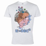 KOSZULKA MĘSKA RICK&MORTY RICK AND MORTY SERIAL ANIMOWANY NAUKOWIEC E=MC2