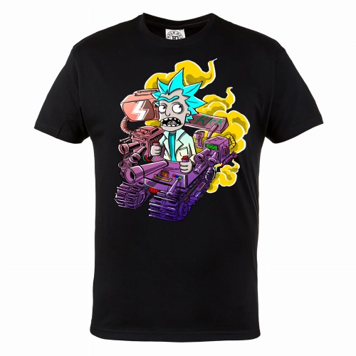 KOSZULKA MĘSKA RICK&MORTY RICK AND MORTY SERIAL ANIMOWANY SZALONY NAUKOWIEC 1