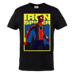 KOSZULKA MĘSKA FILMOWA MARVEL SPIDER-MAN SUPERBOHATER IRON SPIDER