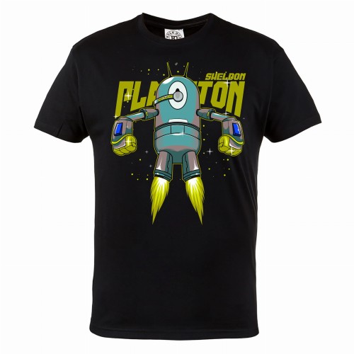 KOSZULKA MĘSKA BAJKOWA SPONGEBOB SHELDON PLANKTON 1