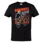 KOSZULKA MĘSKA ROWEROWA SPORTY EKSTREMALNE DOWNHILL ADRENALINA TAKE EVERY CHANCE DROP EVERY FEAR