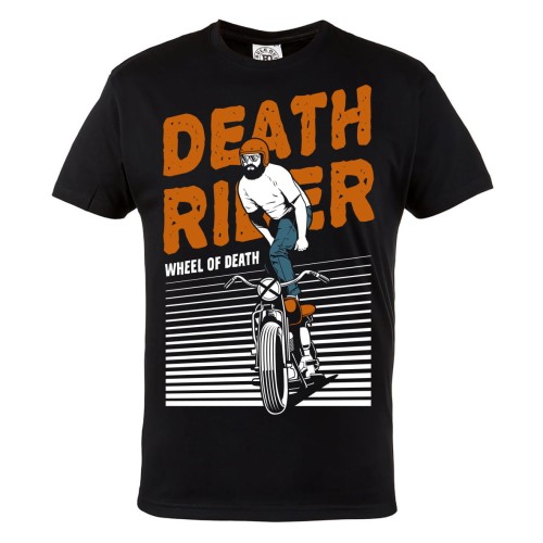 KOSZULKA MĘSKA SPORTY EKSTREMALNE MOTOR DEATH RIDER ADRENALINA WHEEL OF DEATH STUNTS 1
