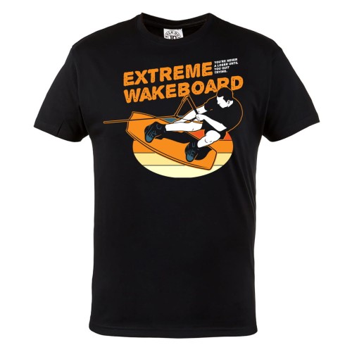 KOSZULKA MĘSKA SPORTY EKSTREMALNE EXTREME WAKEBOARD ADRENALINA YOU'RE NEVER A LOSER UNTIL YOU QUIT TRYING 1