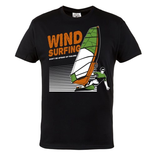 KOSZULKA MĘSKA SPORTY EKSTREMALNE WINDSURFING ADRENALINA DON'T BE AFRAID OF FAILURE 1