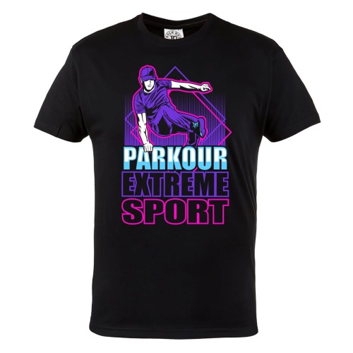 KOSZULKA MĘSKA SPORTY EKSTREMALNE PARKOUR EXTREME SPORT ADRENALINA 1