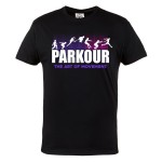 KOSZULKA MĘSKA SPORTY EKSTREMALNE PARKOUR ADRENALINA THE ART OF MOVEMENT