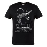 KOSZULKA MĘSKA SPORTY EKSTREMALNE PARKOUR ADRENALINA BREAK THE LIMIT