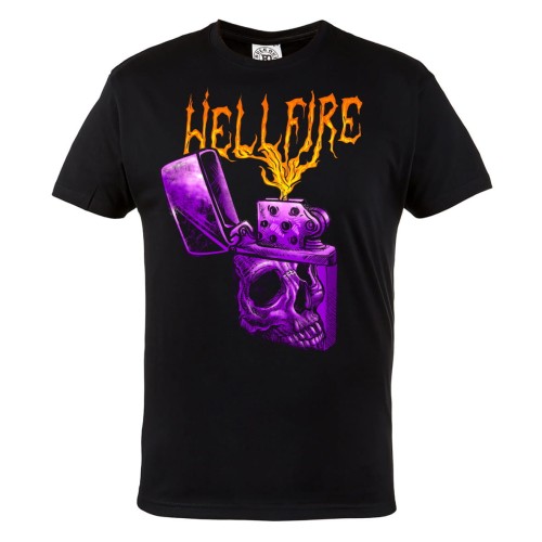 KOSZULKA MĘSKA SERIALOWA STRANGER THINGS HELLFIRE KLUB OGNIA PIEKIELNEGO ZAPALNICZKA 1