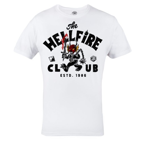 KOSZULKA MĘSKA SERIALOWA STRANGER THINGS HELLFIRE CLUB KLUB OGNIA PIEKIELNEGO 1