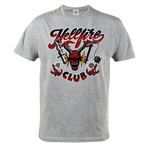 KOSZULKA MĘSKA SERIALOWA STRANGER THINGS HELLFIRE CLUB KLUB OGNIA PIEKIELNEGO 1