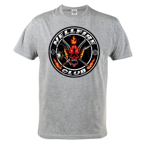 KOSZULKA MĘSKA SERIALOWA STRANGER THINGS HELLFIRE CLUB KLUB OGNIA PIEKIELNEGO 1