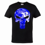 KOSZULKA FILMOWA MARVEL PUNISHER FRANK CASTLE NIEBIESKA CZASZKA