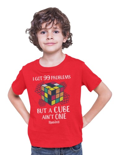KOSZULKA DZIECIĘCA KOSTKA RUBIKA ZABAWKA LOGICZNA I GOT 99 PROBLEMS BUT A CUBE AIN'T ONE 