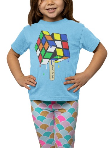 KOSZULKA DZIECIĘCA KOSTKA RUBIKA ZABAWKA LOGICZNA ICE CUBE 