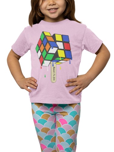 KOSZULKA DZIECIĘCA KOSTKA RUBIKA ZABAWKA LOGICZNA ICE CUBE 
