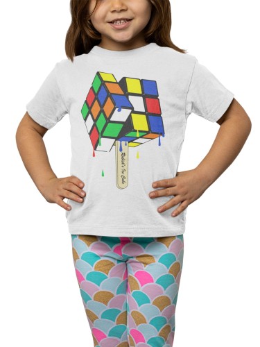 KOSZULKA DZIECIĘCA KOSTKA RUBIKA ZABAWKA LOGICZNA ICE CUBE