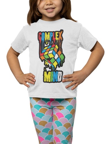 KOSZULKA DZIECIĘCA KOSTKA RUBIKA ZABAWKA LOGICZNA COMPLEX MIND