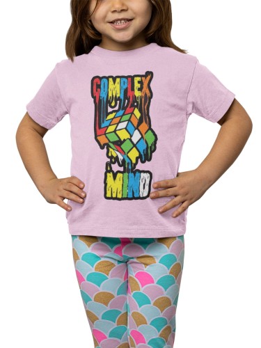 KOSZULKA DZIECIĘCA KOSTKA RUBIKA ZABAWKA LOGICZNA COMPLEX MIND