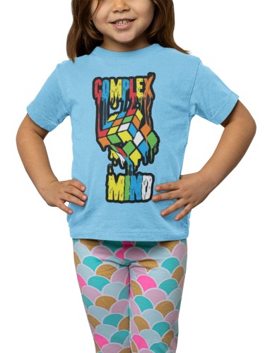 KOSZULKA DZIECIĘCA KOSTKA RUBIKA ZABAWKA LOGICZNA COMPLEX MIND 