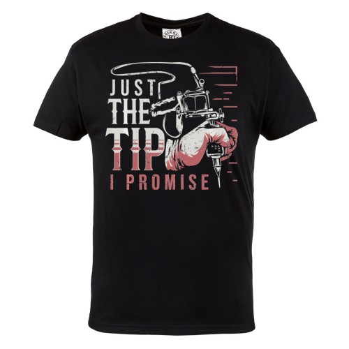 KOSZULKA MĘSKA DLA TATUAŻYSTY TATUAŻE TATUATOR TATTOO JUST THE TIP I PROMISE 1