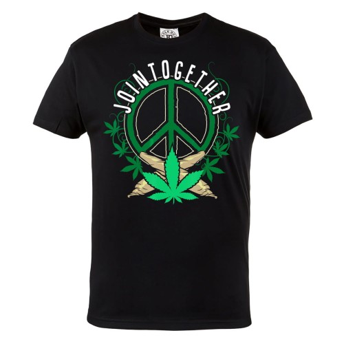 MĘSKA KOSZULKA CANNABIS MARIHUANA ZIOŁO WEED 420 JOINTOGETHER