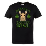 MĘSKA KOSZULKA MARIHUANA ZIOŁO WEED 420 ALPACA 'NOTHR BOWL