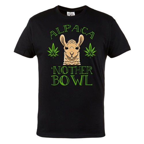 MĘSKA KOSZULKA MARIHUANA ZIOŁO WEED 420 ALPACA 'NOTHR BOWL 1