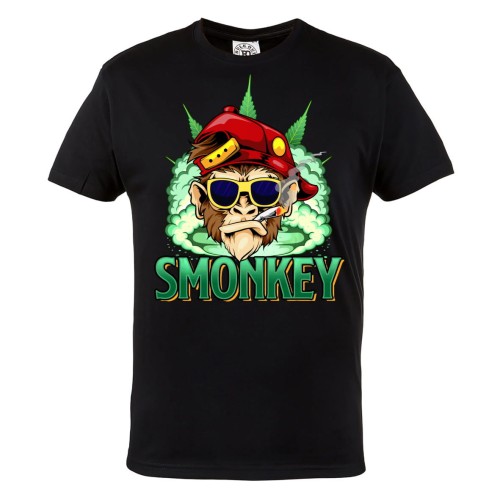 MĘSKA KOSZULKA MARIHUANA ZIOŁO WEED 420 BLUNT SMONKEY MAŁPA 1
