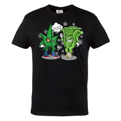 MĘSKA KOSZULKA MARIHUANA ZIOŁO WEED 420 WHO IS THE DEVIL'S LETTUCE NOW? 1