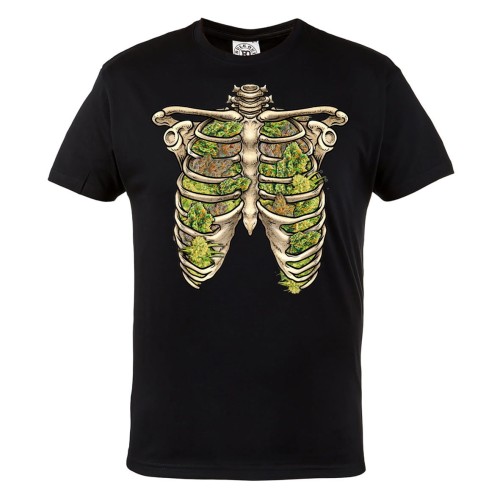 MĘSKA KOSZULKA MARIHUANA CANNABIS ZIOŁO WEED 420 PŁUCA LUNGS