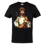 MĘSKA KOSZULKA MARIHUANA CANNABIS ZIOŁO WEED 420 BLUNT RASTA JESUS