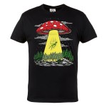 MĘSKA KOSZULKA MARIHUANA CANNABIS ZIOŁO 420 WEED GRZYBEK UFO OBCY