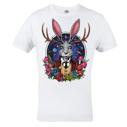 MĘSKA KOSZULKA MARIHUANA CANNABIS ZIOŁO 420 WEED ZAJĄC KOSMOS GRZYBKI 1