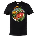 MĘSKA KOSZULKA MARIHUANA ZIOŁO GRZYBKI HALUCYNOGENNE