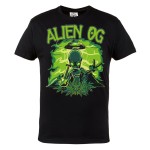 MĘSKA KOSZULKA MARIHUANA ZIOŁO WEED 420 CANNABIS OBCY ALIEN OG