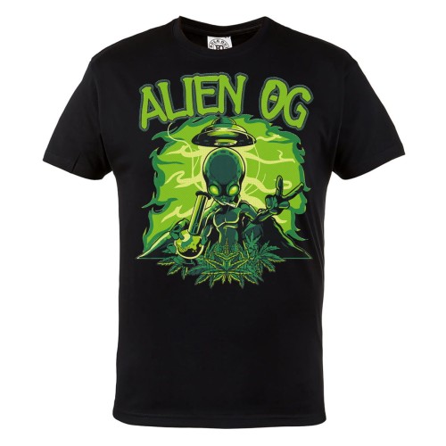 MĘSKA KOSZULKA MARIHUANA ZIOŁO WEED 420 CANNABIS OBCY ALIEN OG 1