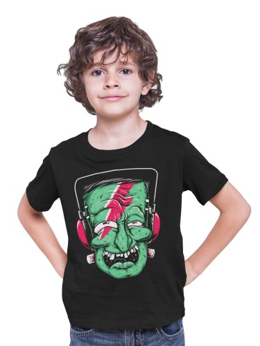 KOSZULKA DZIECIĘCA MUZYCZNA ZOMBIE W SŁUCHAWKACH MUSIC 