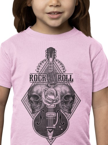 KOSZULKA DZIECIĘCA MUZYCZNA ROCK AND ROLL GITARA 