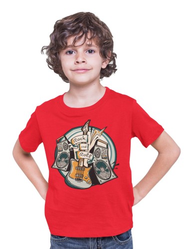 KOSZULKA DZIECIĘCA MUZYCZNA ROCK AND ROLL MUSIC 