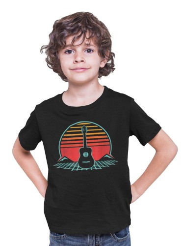 KOSZULKA DZIECIĘCA MUZYCZNA DLA GITARZYSTY GITARA