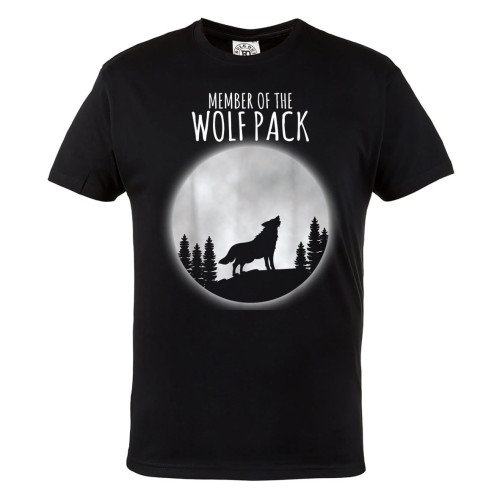 KOSZULKA MĘSKA Z WILKIEM WOLF ANIMAL DZIKIE ZWIERZĘ CZŁONEK WATAHY PEŁNIA KSIĘŻYCA 1