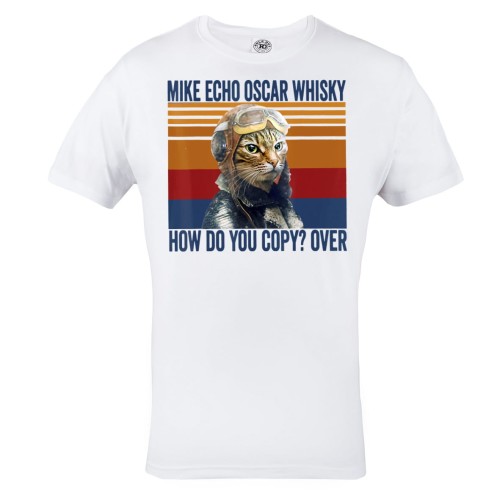 KOSZULKA MĘSKA Z KOTEM WHISKY WHISKEY HOW DO YOU COPY? 1