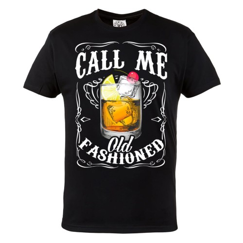 KOSZULKA MĘSKA WHISKY WHISKEY Z LODEM JACK DANIELS CALL ME OLD FASHIONED